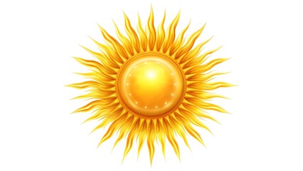 Fototapeta premium Stylized Sun Graphic