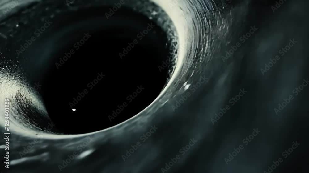 Aufkleber a mesmerizing swirl of dark and light, creating a sense of depth and mystery.