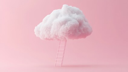 Reaching for Dreams: A Ladder to the Clouds