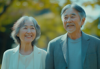 Obraz premium portrait of senior couple