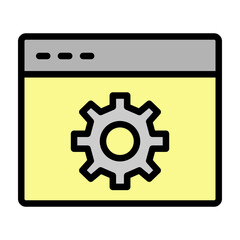 Settings I Vector Line Icon design