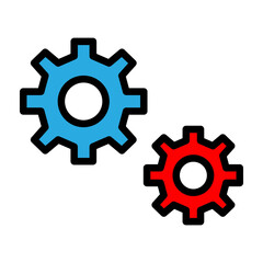 Settings II Vector Line Icon design