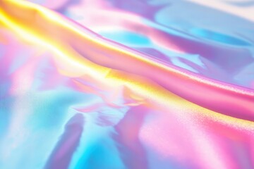 Obraz premium Abstract pink pastel holographic blurred grainy gradient background texture. Colorful digital grain soft noise effect pattern. Lo-fi multicolor vintage retro design