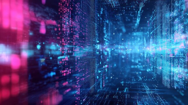High-tech medical background with digital screens and patient data