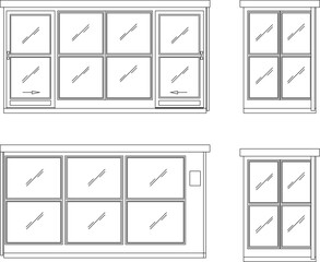 vector sketch illustration silhouette design booth for roadside sales and special street vendors