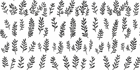 Floral Branch Seamless Pattern