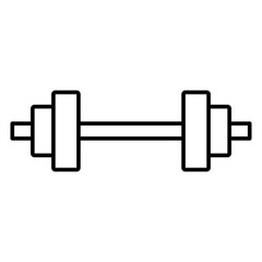 Dumbbell icon vector flat linear illustration for web and app..eps