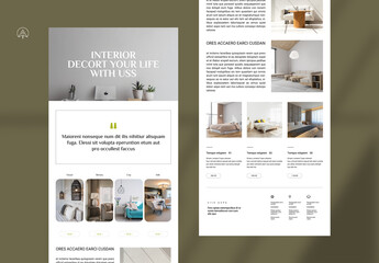 Interior News Letter Layout