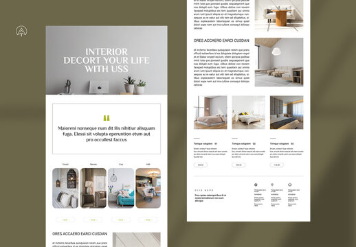 Interior News Letter Layout