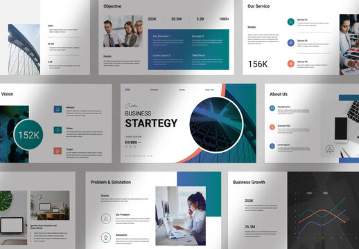Creative Business Strategy Presentation Template