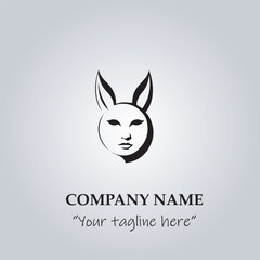 vector illustration of a cat logo