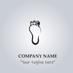 human footprint icon logo company