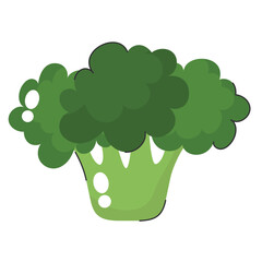 Green Broccoli Icon