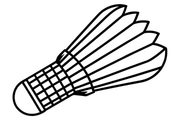 badminton shuttlecock silhouette