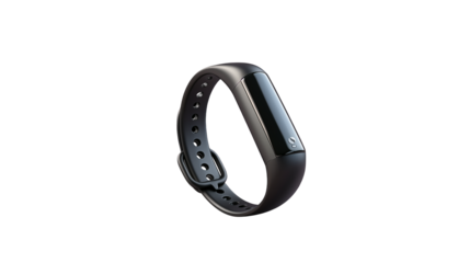 Sleek Black Fitness Tracker Smartwatch for Health