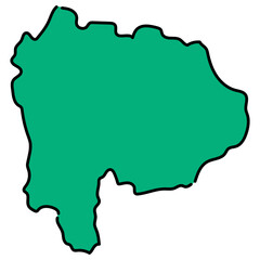 手書きの日本_山梨県_01