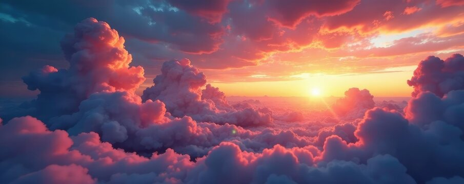 Cielo anaranjado detr?s de un ciervo con asta, asta, cielo anaranjado