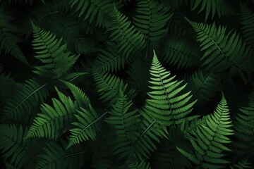 Leafy fern plant.