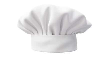 White Chef Hat Culinary Professional Image