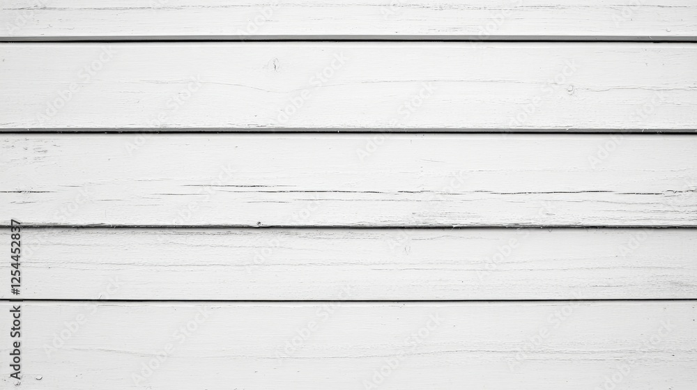 Poster white wooden background with horizontal lines of old planks for creative and artistic uses in design
