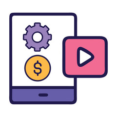 Mobile Marketing Icon