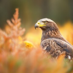 Obraz premium Golden Eagle in Autumn