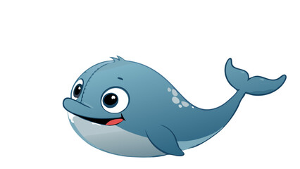 A beautiful  and adorable Whale