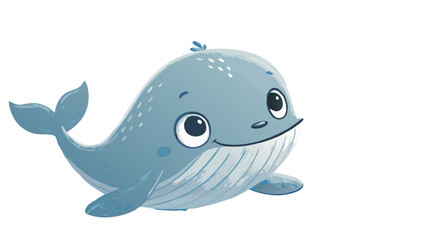 A beautiful  and adorable Whale