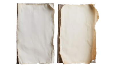 A Pair of Antique Book Covers Showing Age, Wear, and the Passage of Time, Revealing Their Rich History