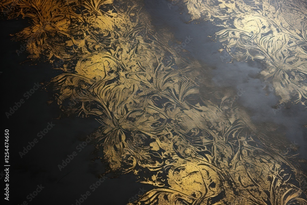 Poster silver damask pattern backgrounds abstract textured.