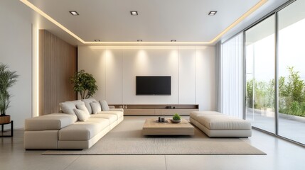 Fototapeta premium Modern Living Room Interior Design