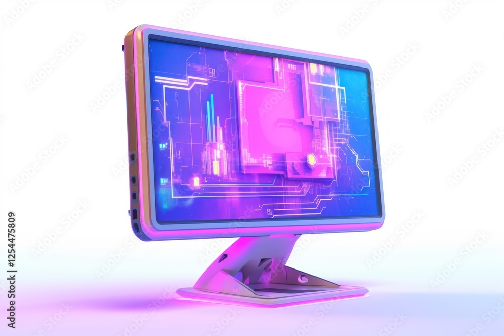 Poster computer monitor screen computer monitor.