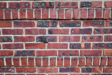 Fototapeta premium Brick Wall with Space for Announcements or Advertisements