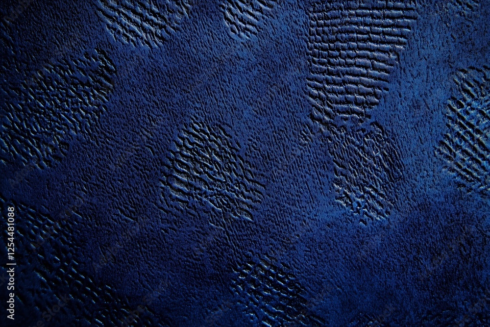 Poster navy blue textured background: a rich, deep navy blue background with a subtly textured surface, ide
