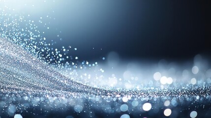 Abstract Silver Glitter Background