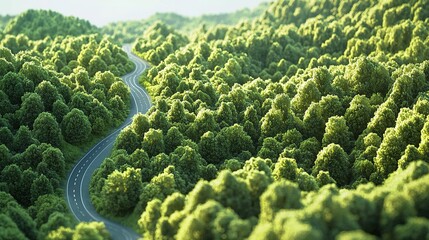 Forest Road Journey