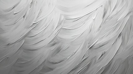 Obraz premium Abstract White Texture with Flowing Brush Strokes and Depth