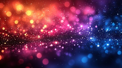 Vibrant Colorful Bokeh Background