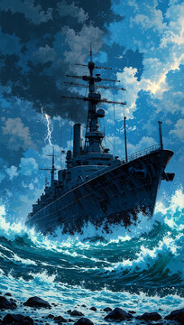 mighty aircraft carrier