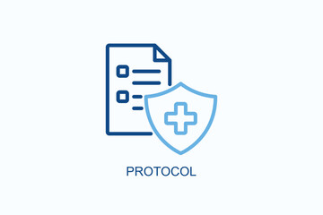 Protocol Icon Or Logo Isolated Illustration