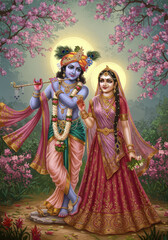 Fototapeta premium Shree Krishna for Janmashtami