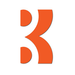 creative modern color full letter logo design