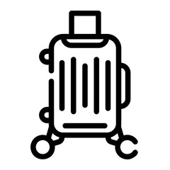 suitcase Line Icon