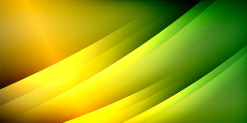 Expressive poster with shadow lines. Features technology, minimalist, and business themes, bright vibrant color schemes