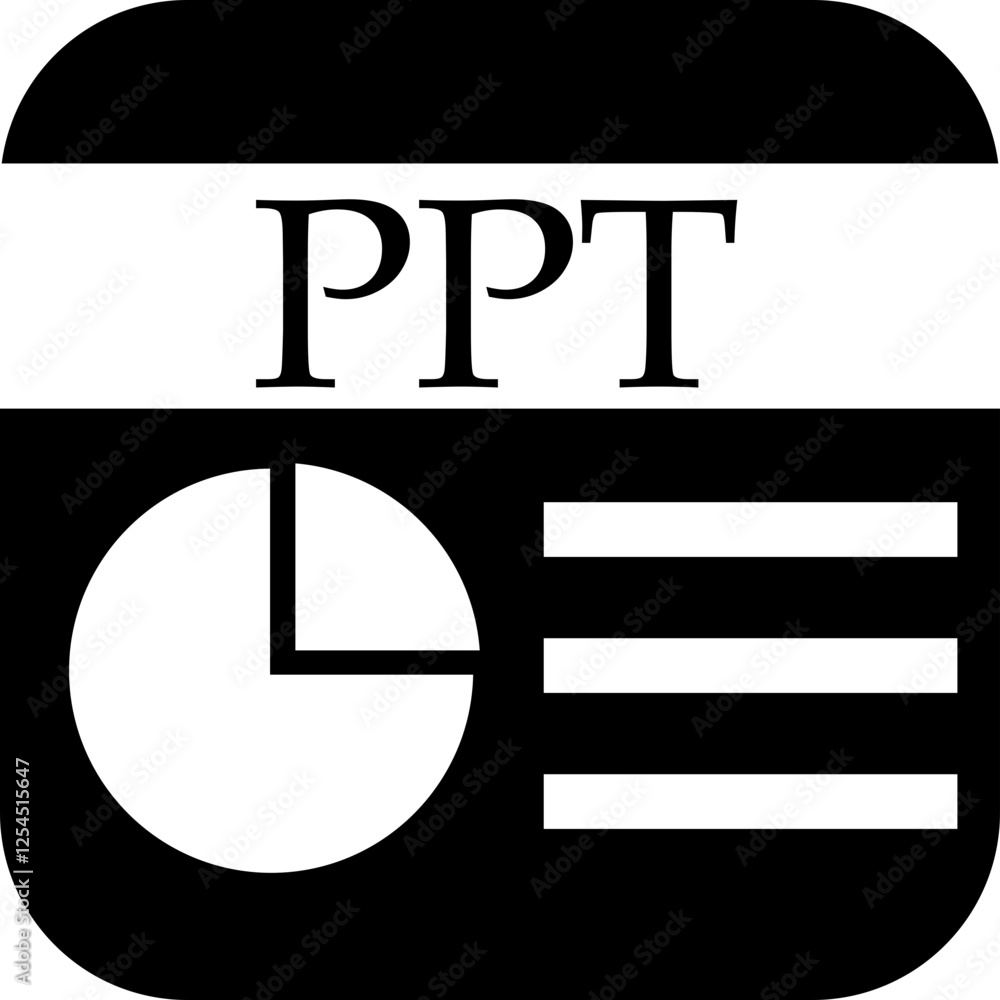 Fototapete file icon. format of document on computer flat symbol. ppt file sign. audio extension graphic multim
