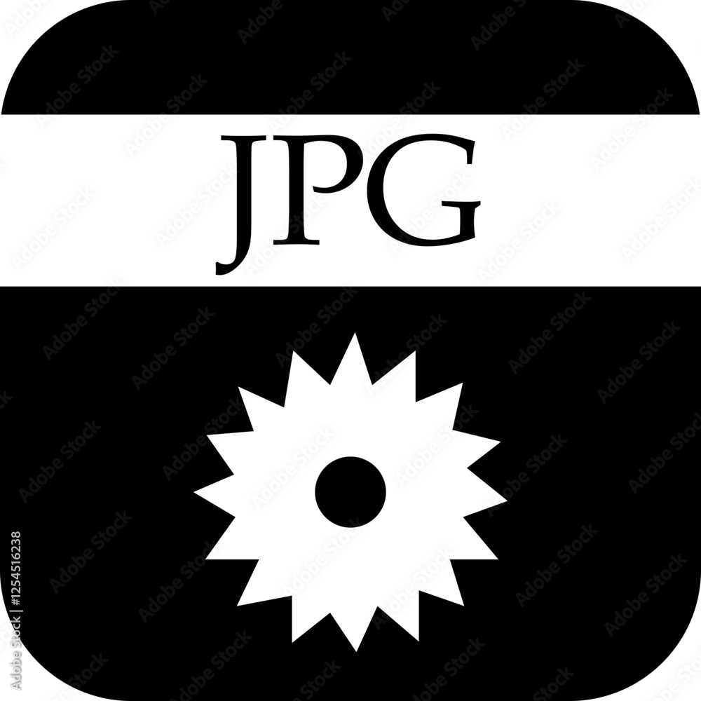 Poster file icon. format of document on computer flat symbol. jpg file sign. audio extension graphic multim