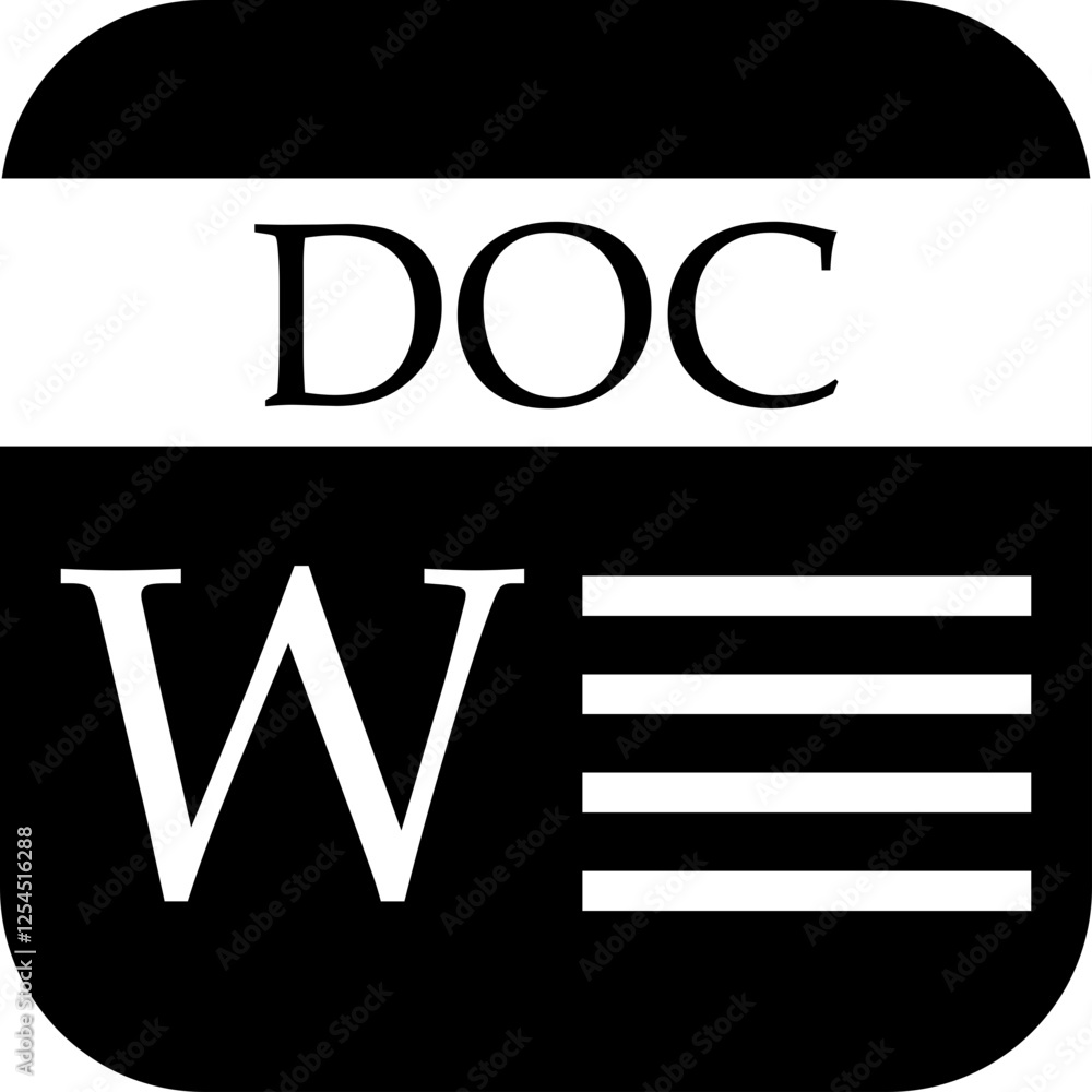 Fototapete file icon. format of document on computer flat symbol. doc file sign. audio extension graphic multim