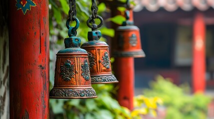 buddhist temple bells
