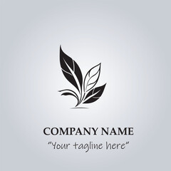 Tree logo company vector illustration