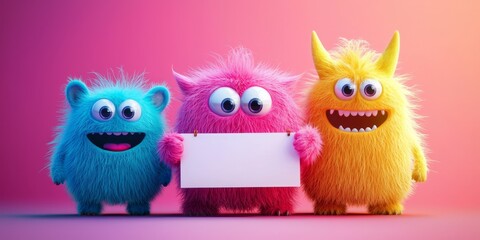 Cute and quirky creatures designed for fun communication. 